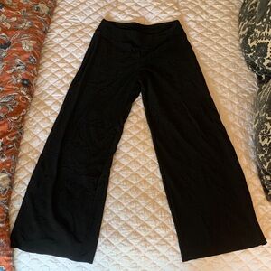 Boston Proper medium Black Wide-Leg Pants- travel collection